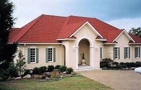 We consult with roofing design specialists in emerging color trends every year to ensure our colors reflect the styles of today and tomorrow. Metro Roof Metal Red Tile Red Roof House House Paint Exterior Painted Brick House