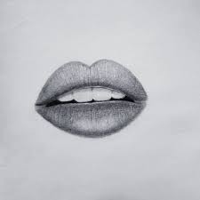 Sketch Of Beautiful Lips With Graphite Pencil Beautiful Lips Graphite Pencils Art