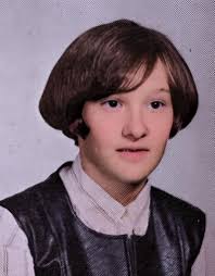 1969 Junior High Cheerleaders front: Sharon Long back: Jane Grass, Patty  Berkey, Bobbie Kropf