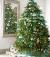 Mesh Beautiful Decorated Christmas Trees