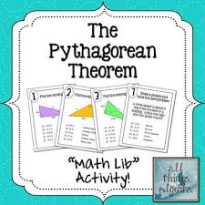 Pythagorean Theorem Math Lib Distance Learning Middle School Math Pythagorean Theorem Math