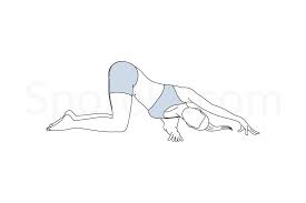 Thread The Needle Pose Parsva Balasana Workout Guide Yoga For Flexibility Poses