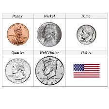 Repasa el valor de las monedas de los estados unidos e intenta algunos problemas de práctica. Anos Mixto Serie 5 Monedas Estados Unidos Dollar Bu Mynumi