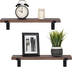Modern rustic bathroom ideas are available these days. Mkono Wood Floating Shelves Rustic Modern Wall Mounted Storage Shelf With Lip Brackets For Bathroom Bedroom Living Room Kitchen Offic