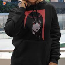 Nu Goth Girl Dark Aesthetic Gothic Anime Waifu Emo Shirt