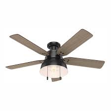Dempsey low profile with light 44 inch $169.99. Hunter Mill Valley 52 Quiet Indoor Outdoor Ceiling Fan W Led Light Kit Black Walmart Canada