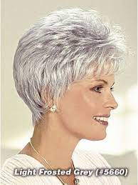 2014 Newest Women Short Grey Wig Hair Styles For Women Over 50 Short Grey Hair Short Hair Styles