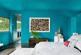 Ocean sunset wall art, aqua teal gray blue white, large canvas square, coastal beach house decor, bedroom, living room, bathroom, office. Relaxing Teal Bedroom Color And Decor Maxwells Taa Blog Walls Wall Decoration Colors For Girls Schemes Blue Dark Log Cabin Bedrooms Designed With Accent Grey Apppie Org