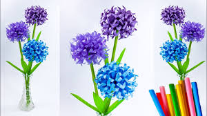 Bisa dengan mengaplikasikannya di salah satu ruangan untuk memberikan kesan yang dinamis. Cara Membuat Bunga Sedotan Kreatif Bulat How To Make Round Straw Flower Youtube Bunga Buatan Sendiri Bunga Kertas Kreatif