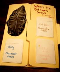 Where The Red Fern Grows Front Of Lapbook With Images Lapbook Book Report Teaching Literature