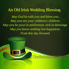 So,basically it means good luck.also you might just be superstitious. Irish Blessings And Sayings Traditional Irish Blessing