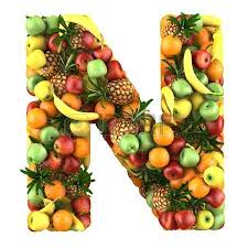 Lettre U Fait De Fruits Isole Sur Un Fond Blanc Lettre A Alimentation Fruits