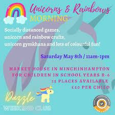 Maybe you would like to learn more about one of these? Unicorns Rainbows Weekend Club Dazzle Workshops