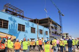 Water building rapidly taking shape