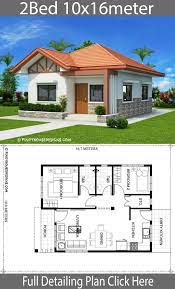 Two bedroom floor plans are functional option for your retirement home. Home Design Plan 10x16m With 2 Bedrooms House Plans House Plans Affordable House Plans Architectural House Plans Small House Design Plans