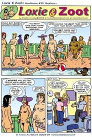 Cartoon nudists