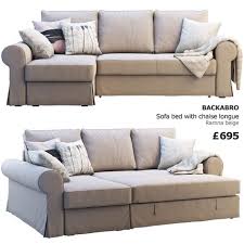 Backabro 2 Sofas Ikea 3d Model Sofa Bed With Chaise Ikea Sofa Ikea