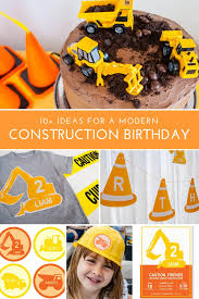 See more ideas about construction party decorations, construction party, maker fun factory. Construction Birthday Party Ideas Modern Decorations Supplies Invitations Favors Cake Merriment Design