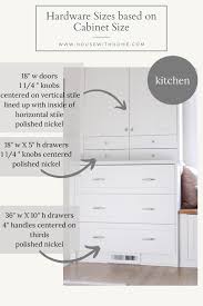 Use them to store pots and pans and their. How To Create A Cohesive Door And Cabinet Hardware Plan House With Home