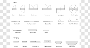 Sliding doors can be mounted on the outside of a room, with the door running parallel the pocket is hollow, allowing the door to roll in and out as needed. Window Floor Plan Door Symbol Architecture Symbols Cliparts Transparent Png