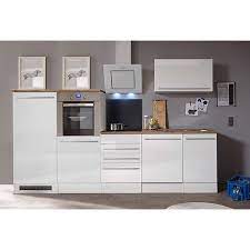 respekta premium kuchenzeile berp290hwwc breite 290 cm mit elektrogeraten weiss hochglanz bauhaus in 2020 kuchenzeilen einrichtung wohnung renovieren