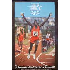 He is one of only five olympic athletes who won a gold. Los Angeles 1984 Summer Olympics Carl Lewis Poster Illustraction Gallery