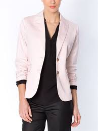 Veste noire en velours côtelé pull&bear femme taille s, molletonné a l'intérieur. Blazer Femme Rose Pale