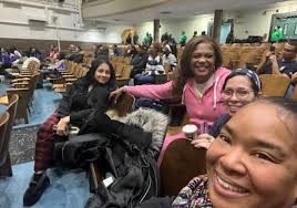 District 75 students from P17X and P754X, Superintendent (IA) Dr. Keisha  McCoy, and principals Angela Jones and Karina Feliz proudly advocating,  connecting, and learning at today's BP Vanessa Gibson Bronx Youth Town