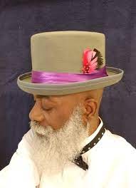 Oldscool Rasta Custom Top Hat 100 Wool With Two Inch Grossgrain Ribbon Headband And Grossgrain Brim Ribbon Headbands Rasta Hats For Men