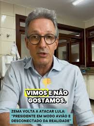 Conflito Político entre Lula e Zema Ganha Novo Aporte