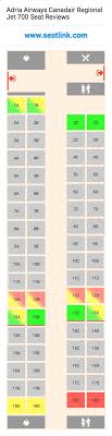 Adria Airways Canadair Regional Jet 700 Seating Chart