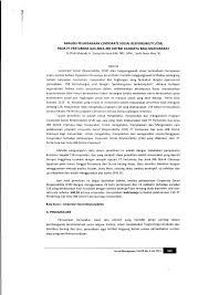 Pdf | abstrakimplementasi csr oleh badan usaha milik negara sering dianggap sebagai program bantuan sukarela. Pdf Analisis Pelaksanaan Corporate Social Responsibility Csr Pada Pt Pertamina Gas Area Jbb Distrik Cilamaya Bagi Masyarakat