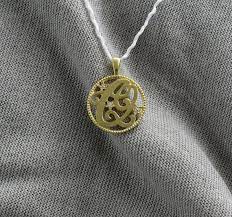Initial Letter Q Solid Gold 14k Diamond Pendant Necklace Etsy Diamond Pendant Horoscope Necklace Letter Pendants