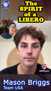 Some say the libero is the easiest position in volleyball. But you have one  thing to do and that's it. Here @masonsbriggs shares the spirit of the  libero!, @lbsumvb @usavolleyball @usavmnt , ...