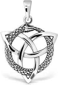 Withlovesilver 925 Sterling Silver Celtic Triquetra Ouroboros Serpent Hoop Snake Infinity Pendant Jewelry Amazon Com From the chrysopoeia (gold making) of cleopatra during the alexandrian an ouroboros is a serpent biting its own tail. withlovesilver 925 sterling silver celtic triquetra ouroboros serpent hoop snake infinity pendant