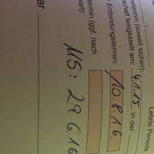 Woche festgestellt und hab ihn wieder direkt bekommen. Was Heisst Ms Im Mutterpass Schwangerschaft