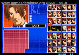 Elige a terry bogard, andy bogard, joe musahi, kyo, yori, athena y muchos más. The King Of Fighters 2002 Magic Plus Arcade Artwork Select Screen
