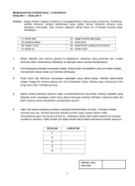 Memadankan Peribahasa 10 Markah Soalan 1 Soalan 5