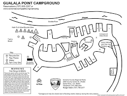 The gualala regional park is situated in a spectacular location, with stunning views of the magnificent pacific coast and the gualala river. Campground Map Gualala Point Regional Park Visit Sonoma County Regional Parks