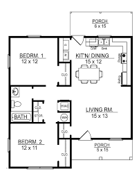 These spacious 2 bedroom home plans include beautifully open concept kitchen/living spaces and large master suites. Small 2 Bedroom 2 Bath Cabin Floor Plans Novocom Top