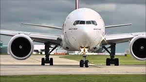 Gray airplane, wings, turbine, airport, boeing, the. Airplane Boeing 777x Wallpapers Wallpaper Cave