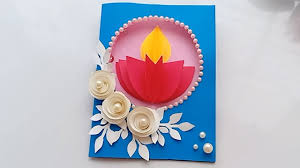 The divine light of diwali lamps can spread peace, prosperity, happiness and good health in your life. How To Make Diwali Card Diy Gift Idea Youtube