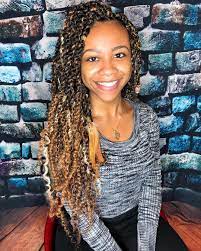 She S Beautiful Cherokee Twists In Summer Color Blend Different From Marley Senegalese Or Havan Natural Hair Styles Twist Hairstyles Flat Twist Hairstyles
