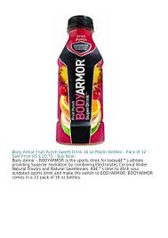 Body Armor Fruit Punch Sports Drink 16 Oz Plastic Bottles Pack Of 12 Sale Price Us 20 75 Buy Now Body Armor Bod Sports Drink Drinks Fruit Punch