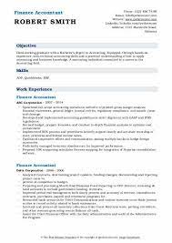 Accounting technician job description template word pdf. Finance Accountant Resume Samples Qwikresume
