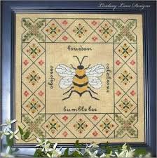 Bumble Bee Garden Sampler By Lindsay Lane Designs Cross Stitch Cross Stitch Supplies Cross Stitch Patterns