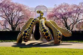 This exquisite city setting is home to serene grounds, manicured gardens, and beautiful florals. Yayoi Kusama S Cosmic Nature Dots The New York Botanical Garden The New York Times