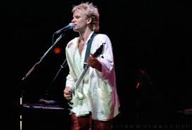 Sting 1983 First Leg Of Synchronicity Tour Police The Police Band Synchronicity