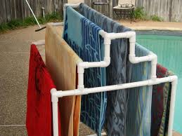Pool Side Towel Rack Diy Pool Ideen Pool Dekor Handtuchhalter Pool
