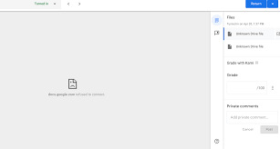 See actions taken by the people who manage and post content. Google Classroom Problem Docs Google Com Refused To Connect After Work Was Turned In Classroom Community